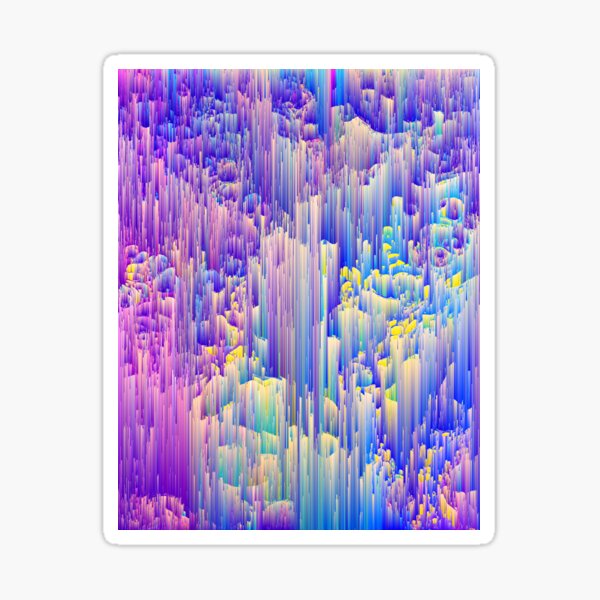 Item preview, Pixie Forest - Abstract Pixel Art designed and sold by Jennifer Walsh Design.