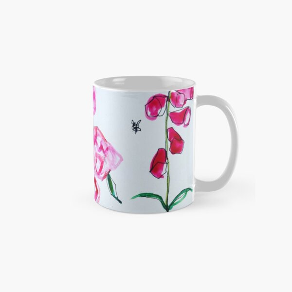 Foxglove and rose Classic Mug