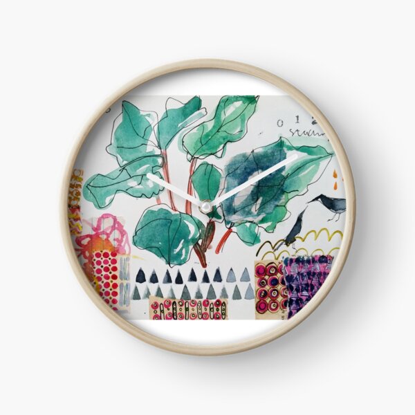 Rhubarb Clock