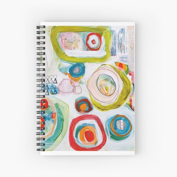 graffiti circles Spiral Notebook