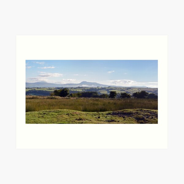 The Yorkshire 3 Peaks Art Print