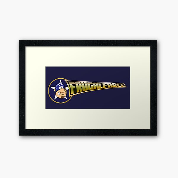 Frugal Force Splash Framed Art Print
