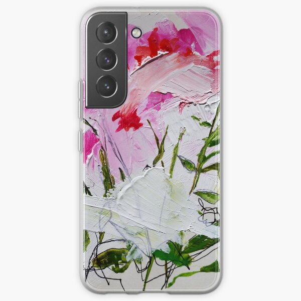Brushed flowers Samsung Galaxy Soft Case