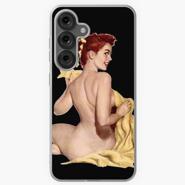 Item preview, Sexy redhead pinup girl designed and sold by headpossum.