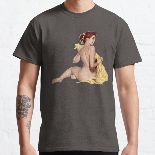 Item preview, Sexy redhead pinup girl designed and sold by headpossum.