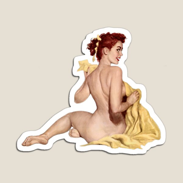 Item preview, Sexy redhead pinup girl designed and sold by headpossum.