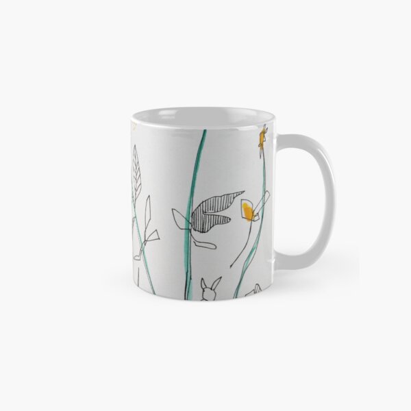 Drawn Flowers Classic Mug