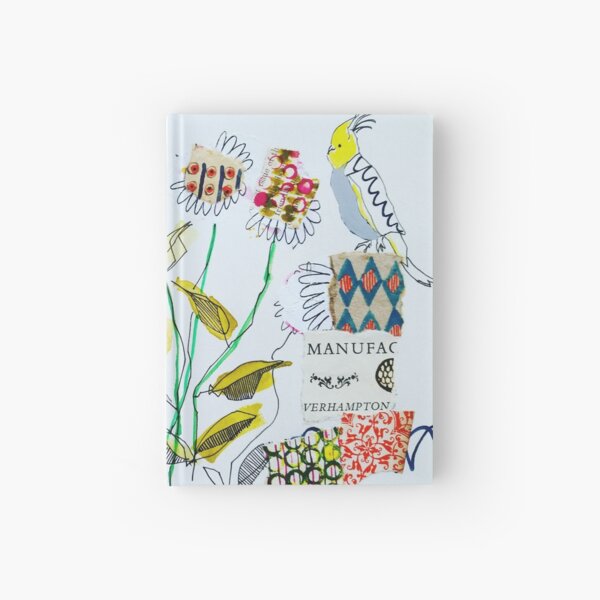 Rabbit and Cockatiel Hardcover Journal