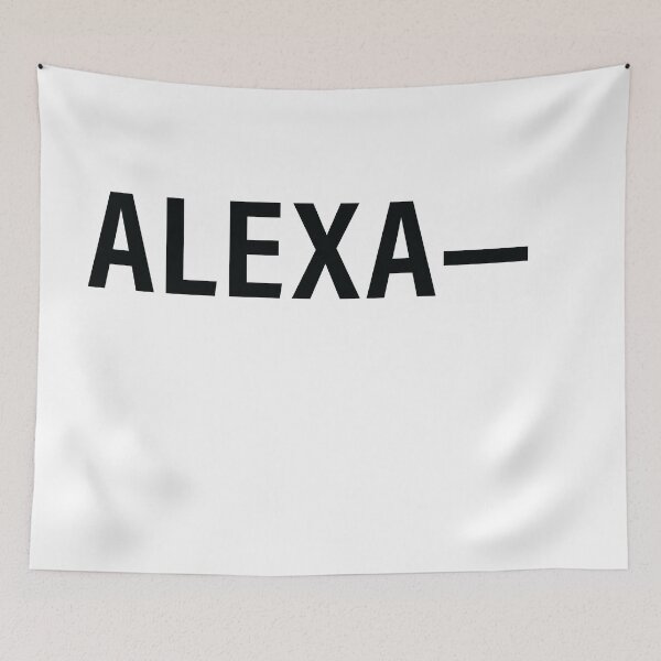 Item preview, Alexa— Typographic print in white and black designed and sold by House of Haha.