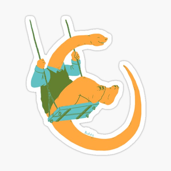 Dino 9 Diplodocus Sticker