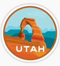 Utah Arches National Park, Delicate Arch Sticker