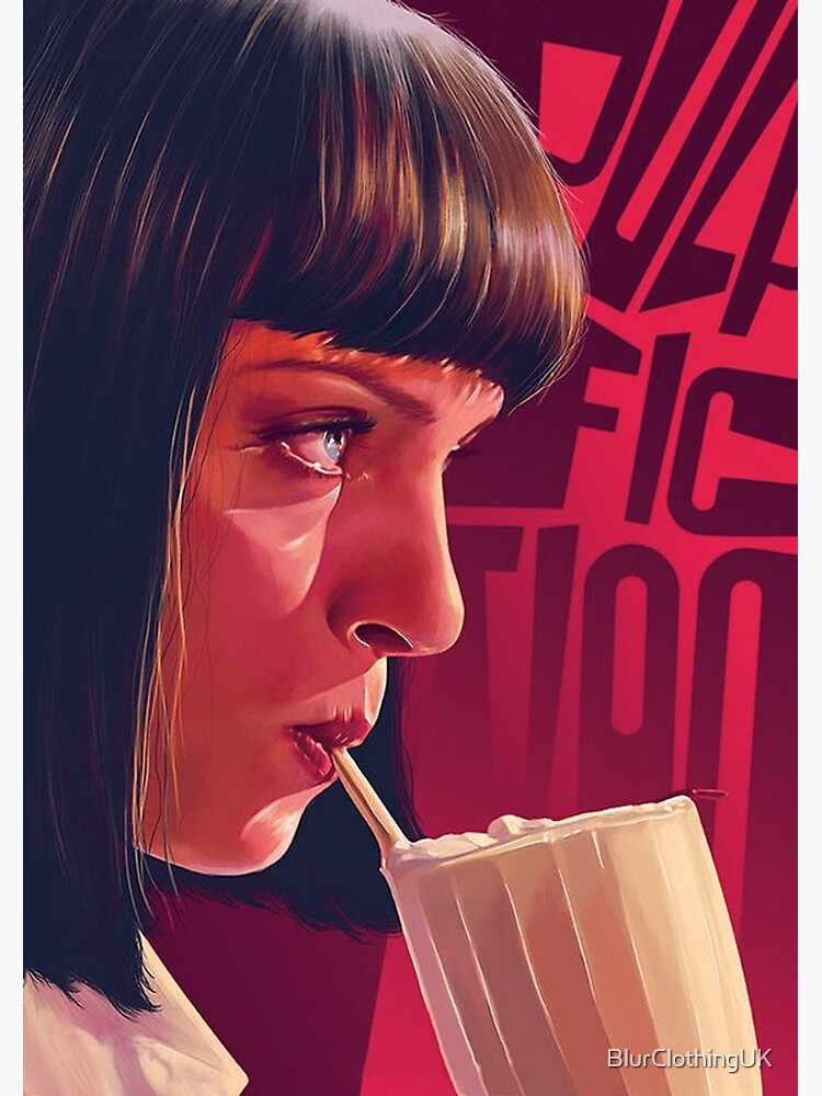 Mia Wallace Pulp Fiction by BlurClothingUK