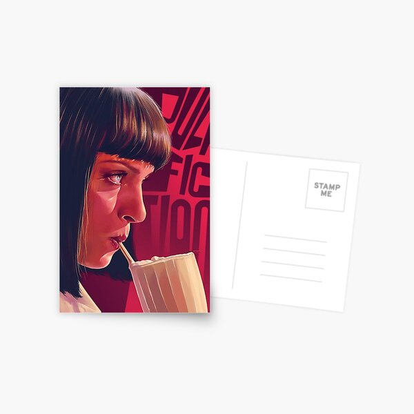 Mia Wallace Pulp Fiction Carte postale