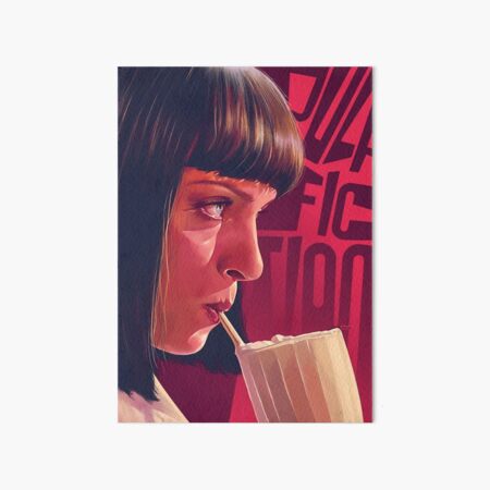 Mia Wallace Pulp Fiction Impression rigide