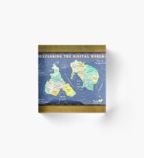 MAP - Exploring The Digital World Acrylic Block