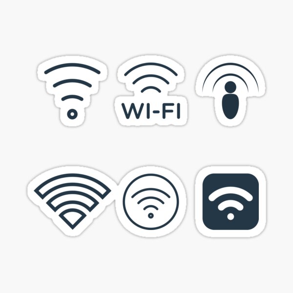 Wifi Signals Sticker