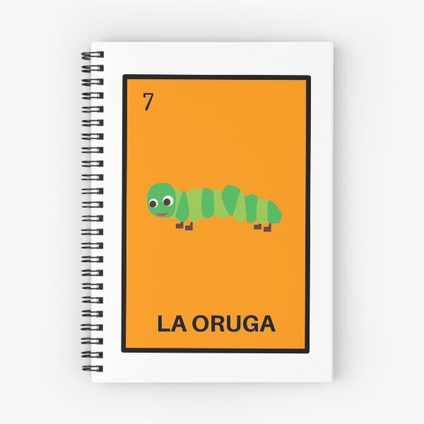 Item preview, La Oruga Caterpillar Butterfly Mexican Loteria Bingo Card designed and sold by casadeloteria.