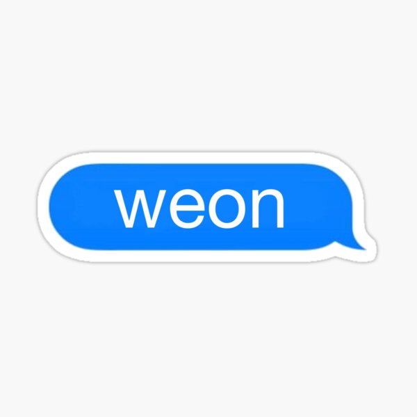 Weess Imessage Pegatina