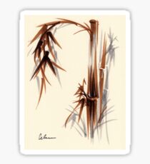 Huntington Gardens Plein Air Bamboo Drawing #1 Sticker