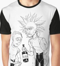 Rick and Morty (Stylised) Graphic T-Shirt