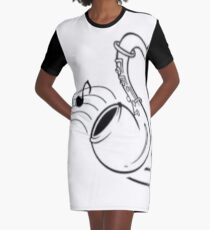 Saxo Graphic T-Shirt Dress