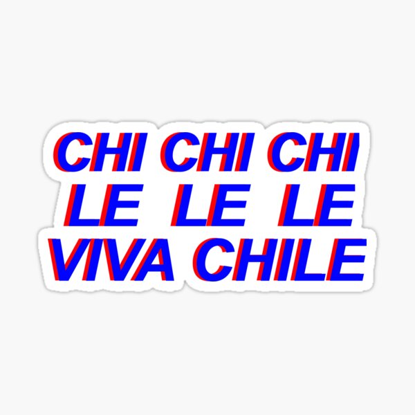 viva chile alegría Pegatina