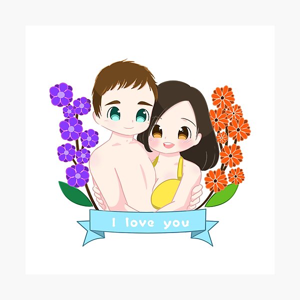 I love you Photographic Print