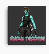 Ghoul Trooper Skin-Fortnite Canvas Print