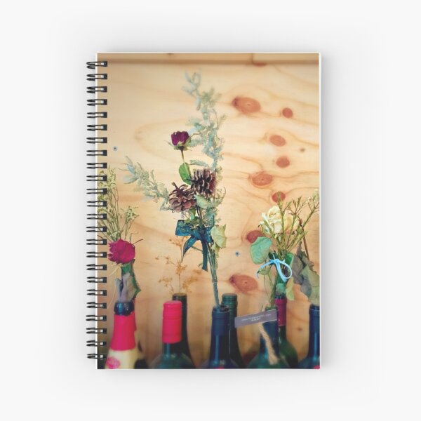 Wine Flowers - Seoul Spiral Notebook