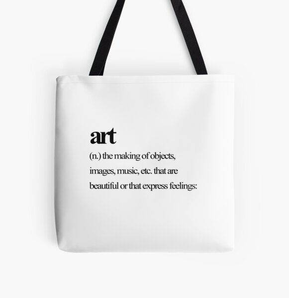 Art Definition - Meaning All Over Print Tote Bag