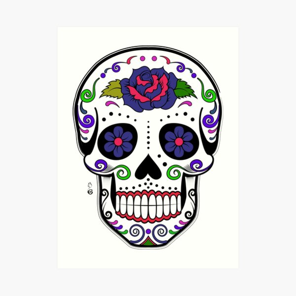 Sugar Skull Art Print
