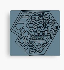 Core - Colorless Version Canvas Print