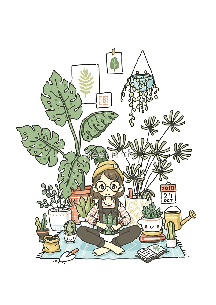 &quot;Plant Lady&quot; by freeminds Redbubble