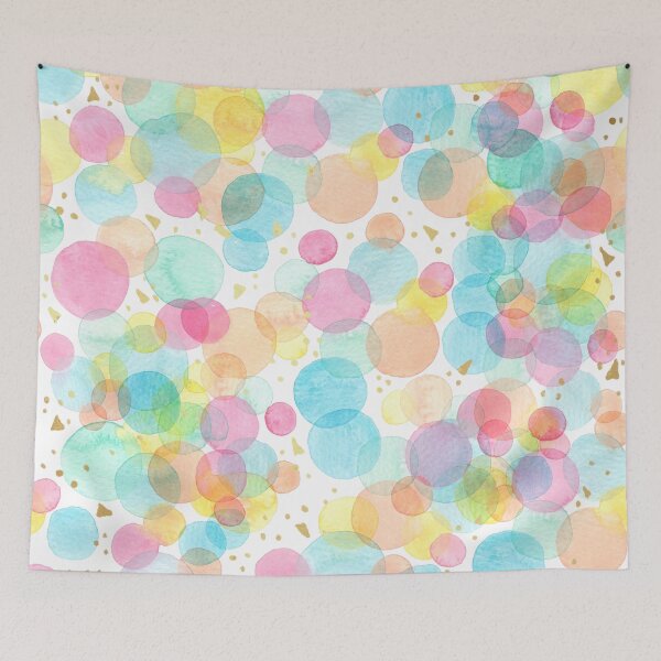 Item preview, Pop Party Confetti - Peach Pink Teal designed and sold by jwillustrations.