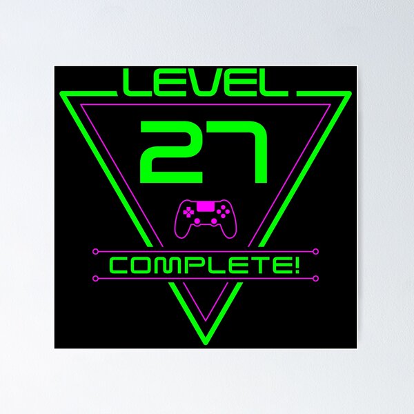 Item preview, Level Complete 27 Green&Pink designed and sold by ipiapacs.