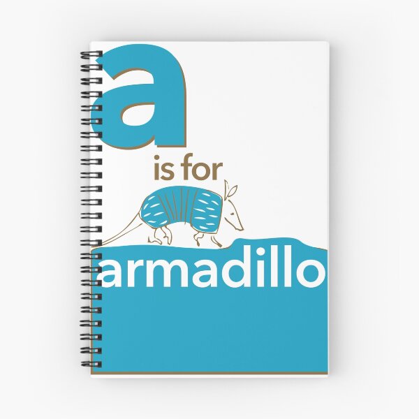 Item preview, A is for Armadillo designed and sold by bindertwine.