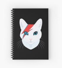 Cat Bowie Spiral Notebook