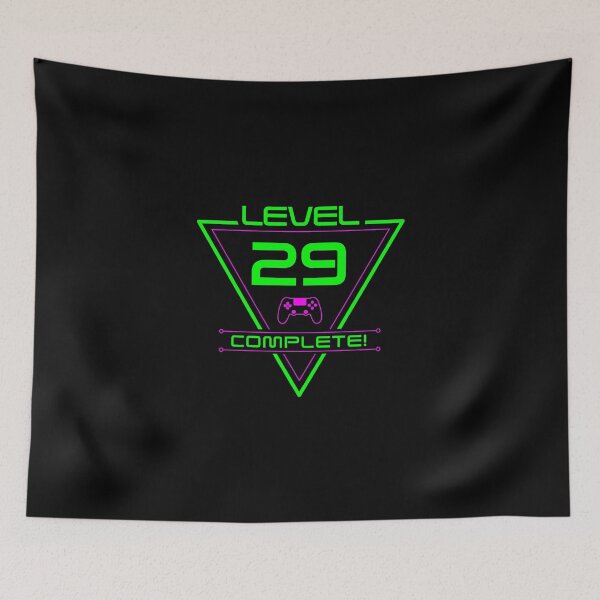 Item preview, Level Complete 29 Green&Pink designed and sold by ipiapacs.