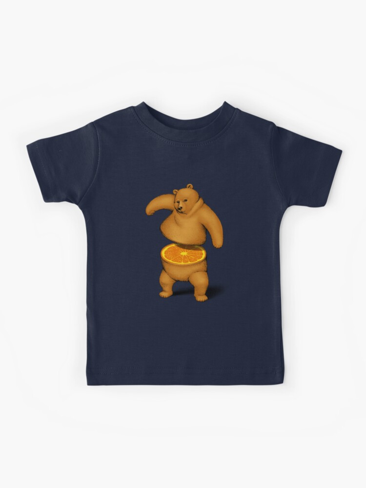 Orange Fuzzy Bear T-Shirt  Orange t shirts, Bear t shirt, T