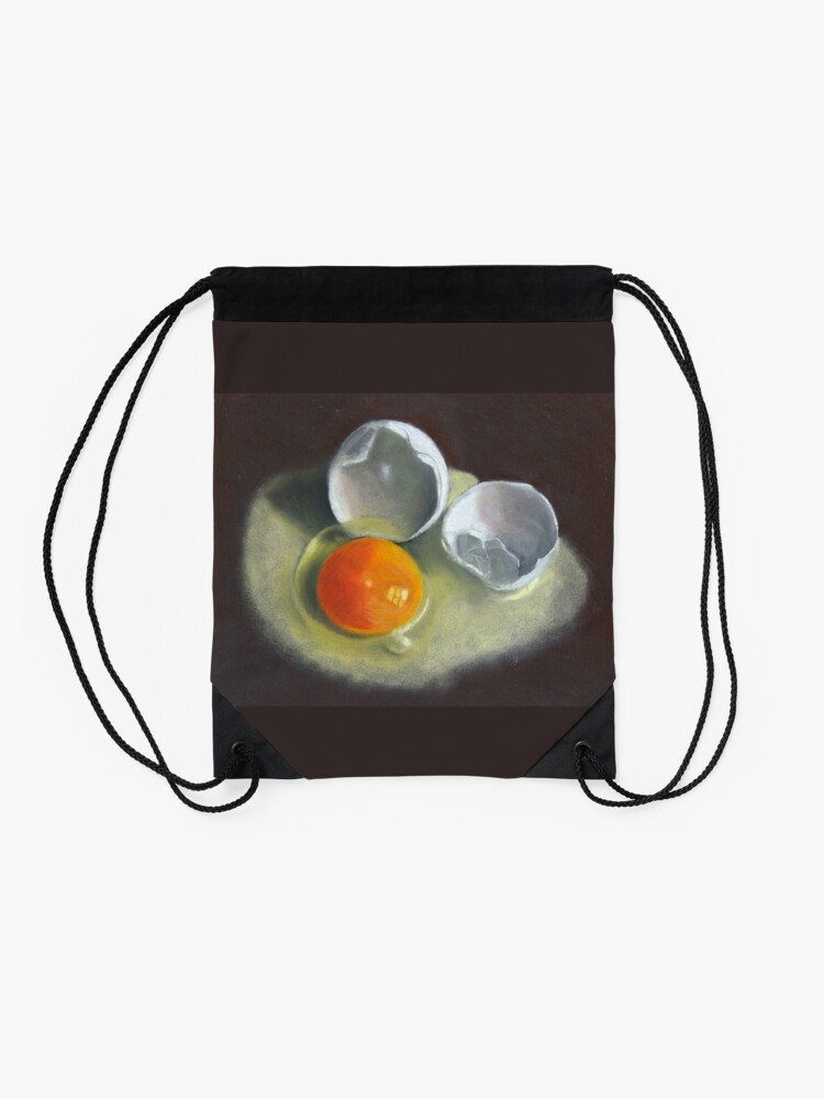 Fried Eggs Drawstring Bag