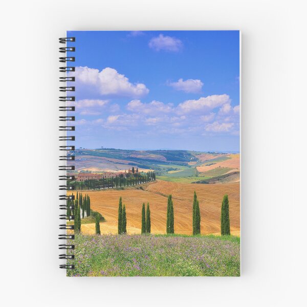 Item preview, Cypress trees and meadow with typical tuscan house designed and sold by DesignAstur.