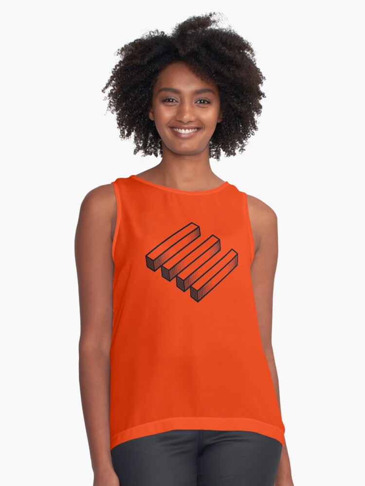 Vista previa del artículo con la obra «Blusa sin mangas», diseñado y vendido por palmprints.