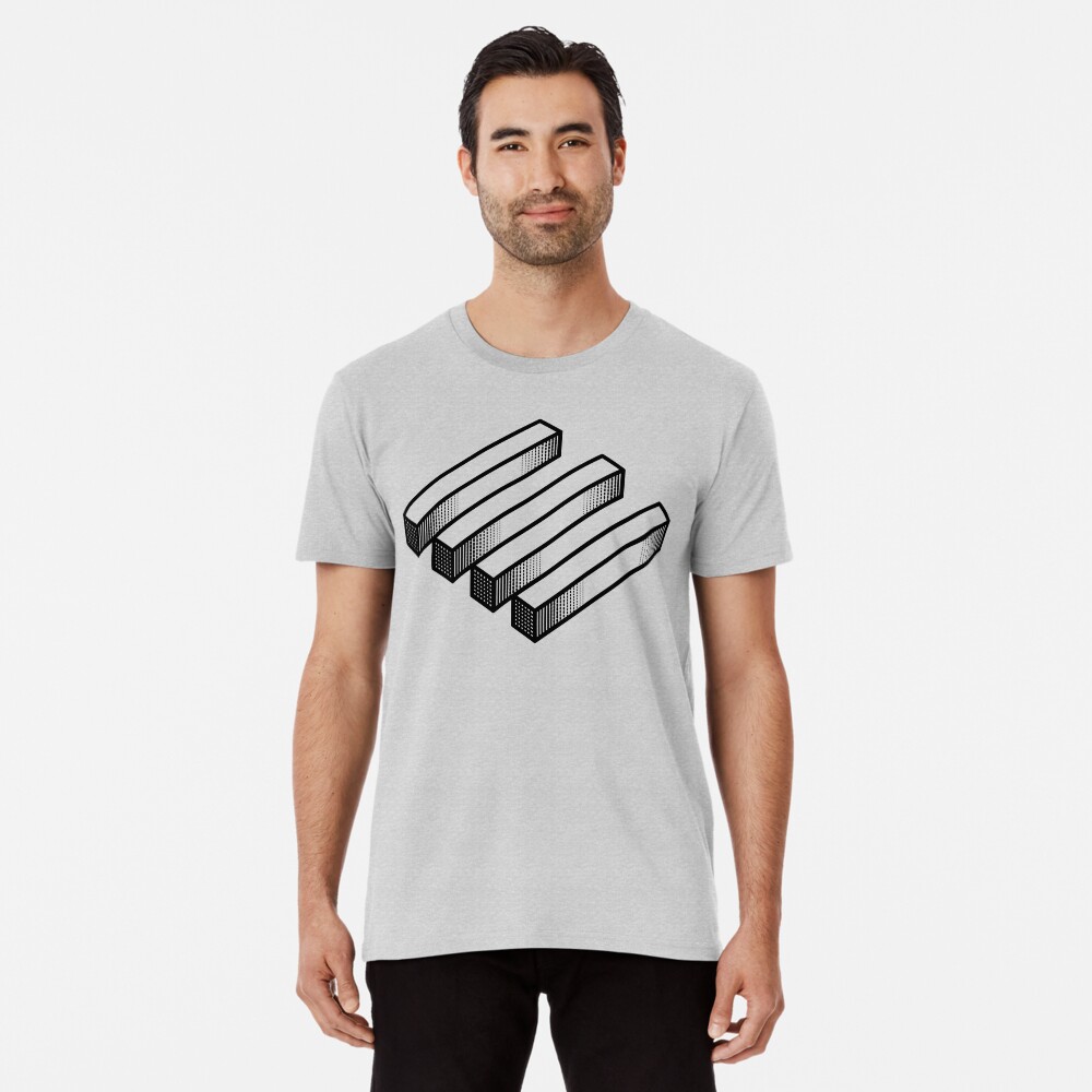 Vista previa del artículo con la obra «Camiseta premium», diseñado y vendido por palmprints.