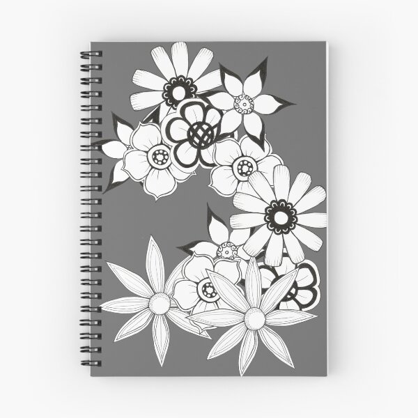 Item preview, Ink flower patter  designed and sold by Alex Camanho.