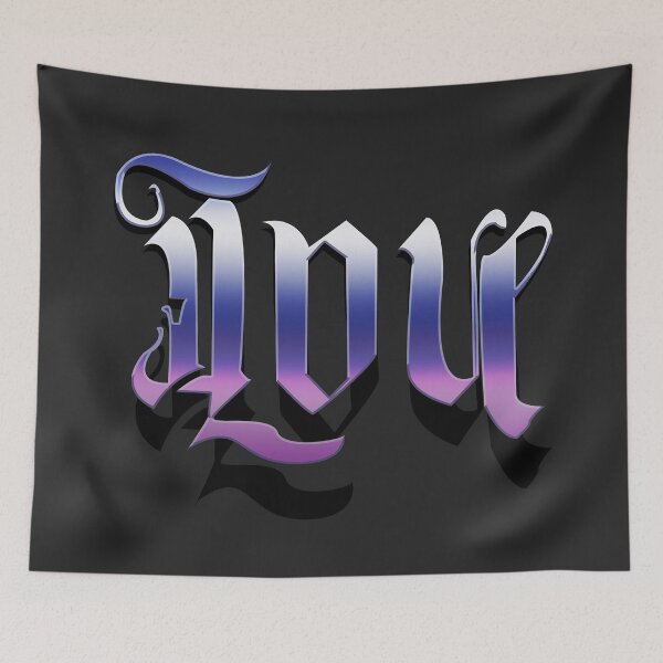Item preview, Love/Hate Ambigram designed and sold by Aru's Wares.