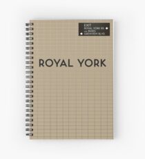 ROYAL YORK Subway Station Spiral Notebook