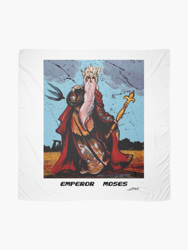 Alternate view of EMPEROR MOSES : Vintage Abstract Print Scarf