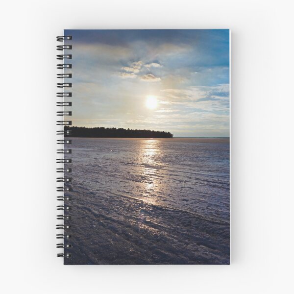Item preview, Frozen Sunset over Gull Lake  designed and sold by Robert Meyers-Lussier.