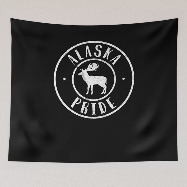 Item preview, Alaska Pride Moose White designed and sold by KNUXX Shop.
