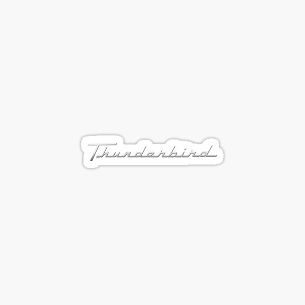 Item preview, Thunderbird Emblem Body Decal for BLK designed and sold by Frank Schuster.